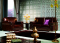 Диван Кентуки В 2-х местный (Неоклассика, натуральная кожа) купить в Москве